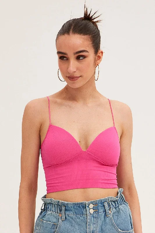 Pink Bralette Seamless