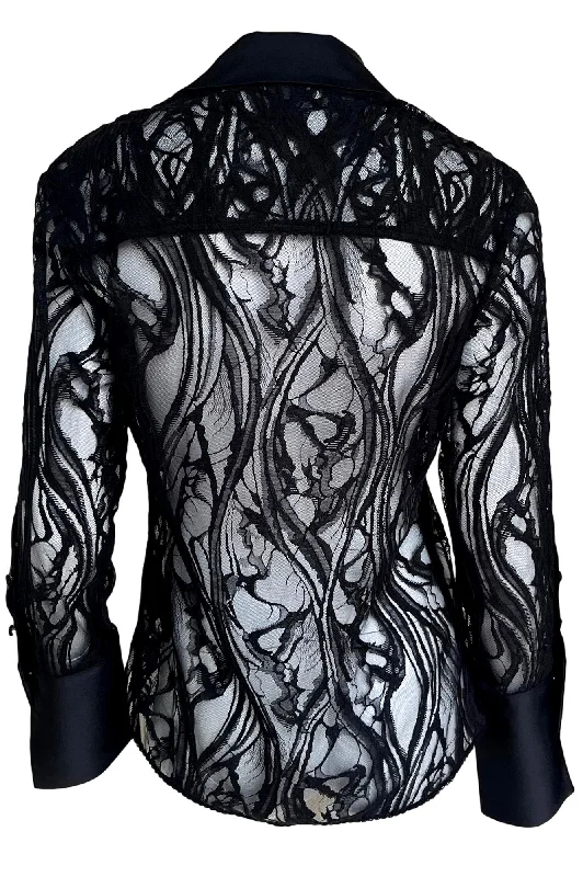 Candela Long Sleeve Lace Shirt