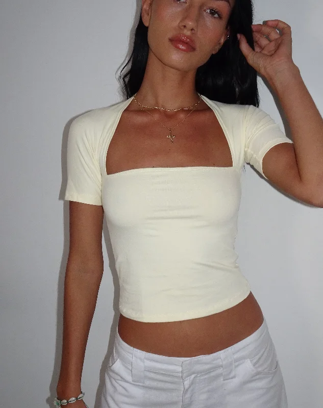 Requa Crop Top in Buttermilk