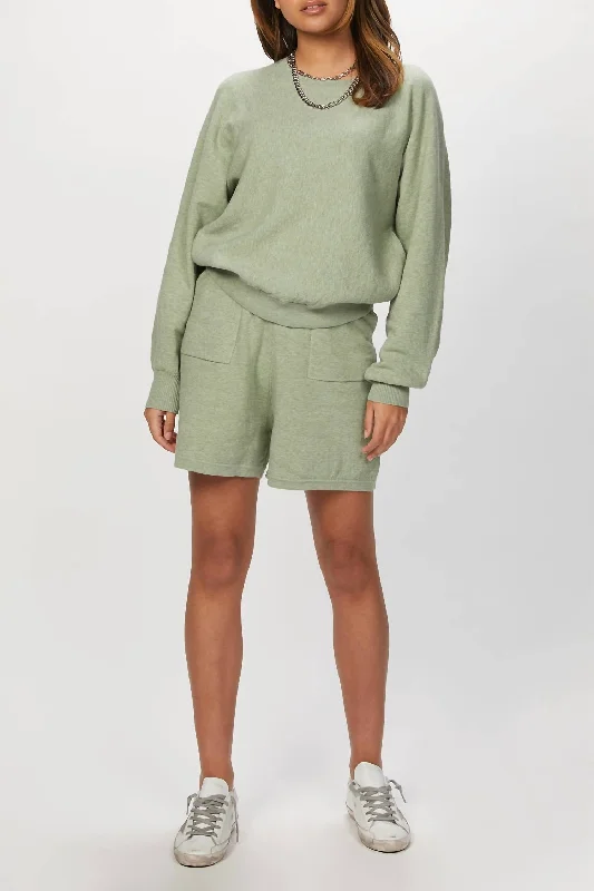 Saly Sweatshirt In Matcha Latte