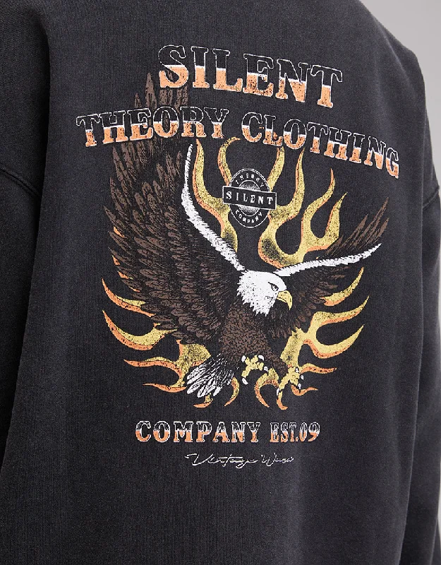 Silent Theory Lights Out Hoody Washed Black