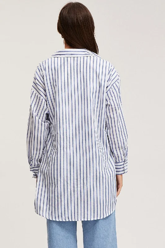 Stripe Night Shirt Relaxed