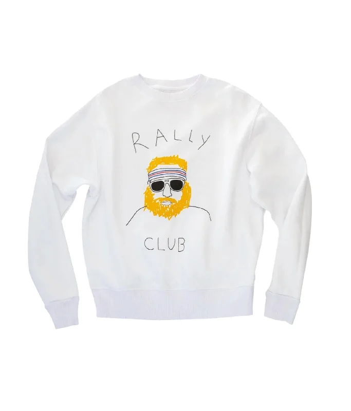 Unisex Archie The Guy Sweatshirt In White