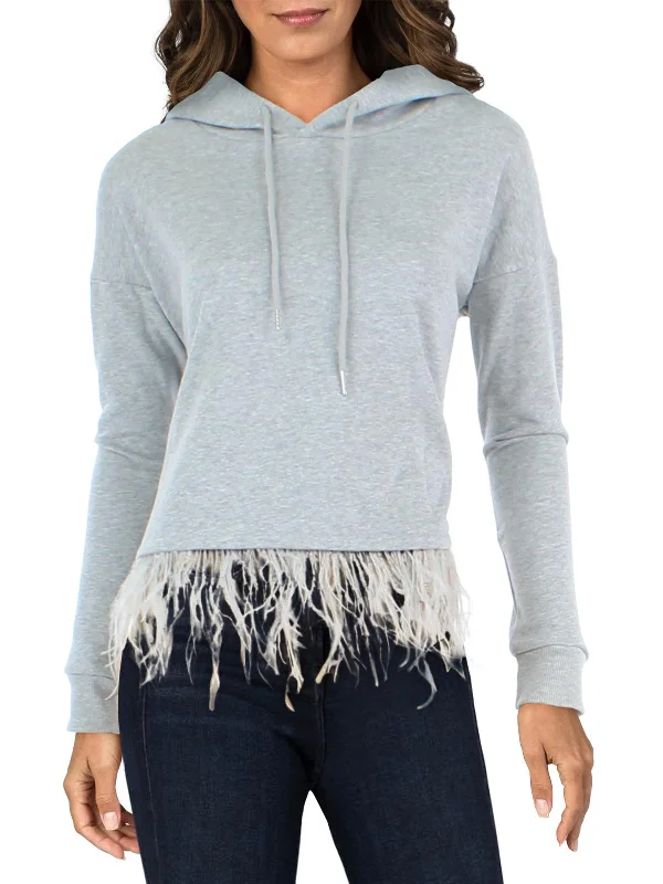 Womens Fringe Pullover Hoodie