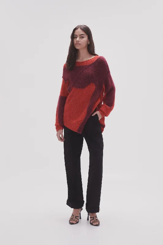 Addie Intarsia Knit Jumper