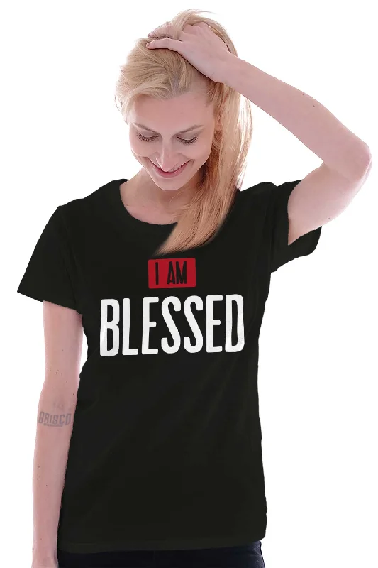 I Am Blessed Ladies T Shirt