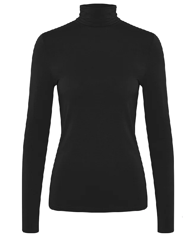 Ichi Philuca Black Rollneck Top