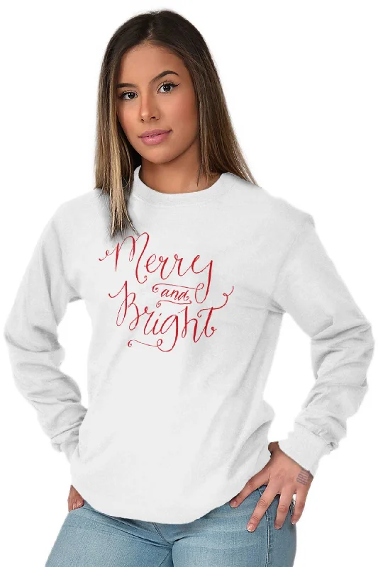 Merry And Bright Long Sleeve T-Shirt