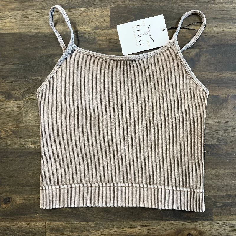 Mocha Washed Cami