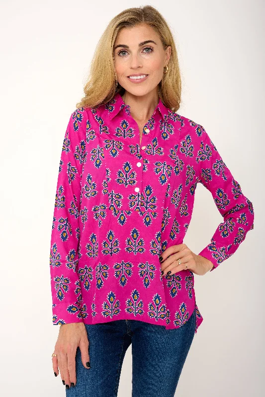 Soho Shirt in Pink Thistle