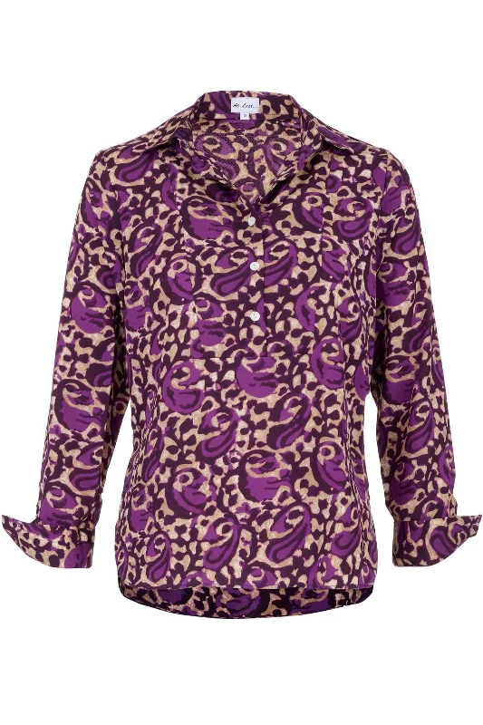 Soho Shirt in Midnight Purple Swirl