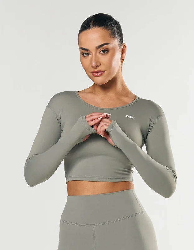 Scoop Long Sleeve NANDEX ™ - Sage