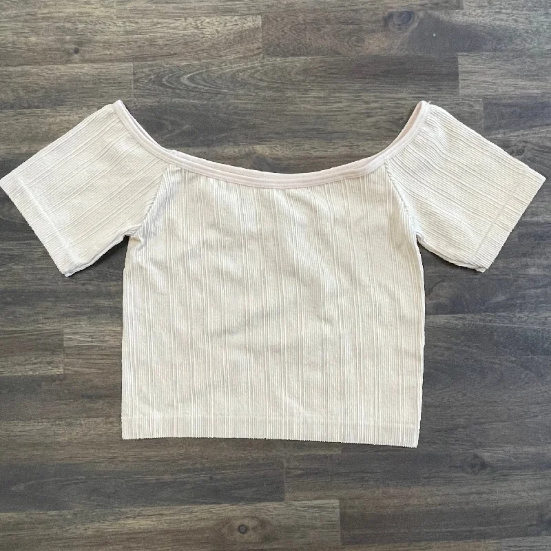 Tan Rib Knit