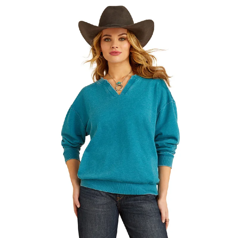 10052556 Ariat Women's Unwind Sweatshirt - Ocean Depths