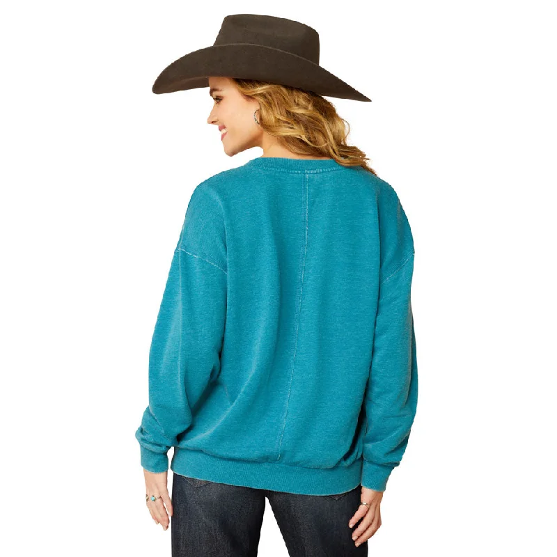 10052556 Ariat Women's Unwind Sweatshirt - Ocean Depths