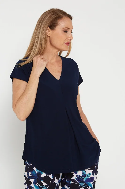 Ashlyn Top - Navy