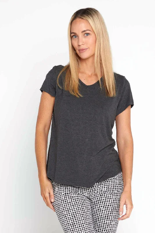 Bamboo Tee - Charcoal