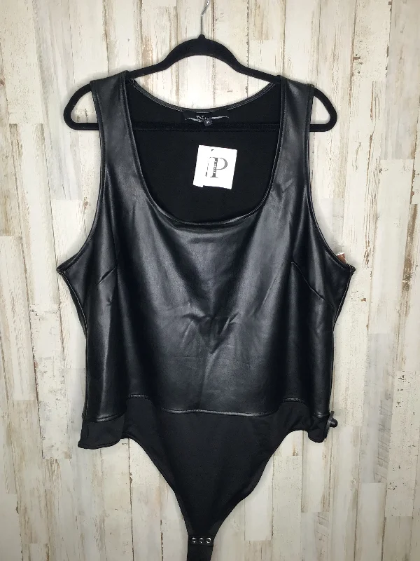 Black Bodysuit Clothes Mentor, Size 3x