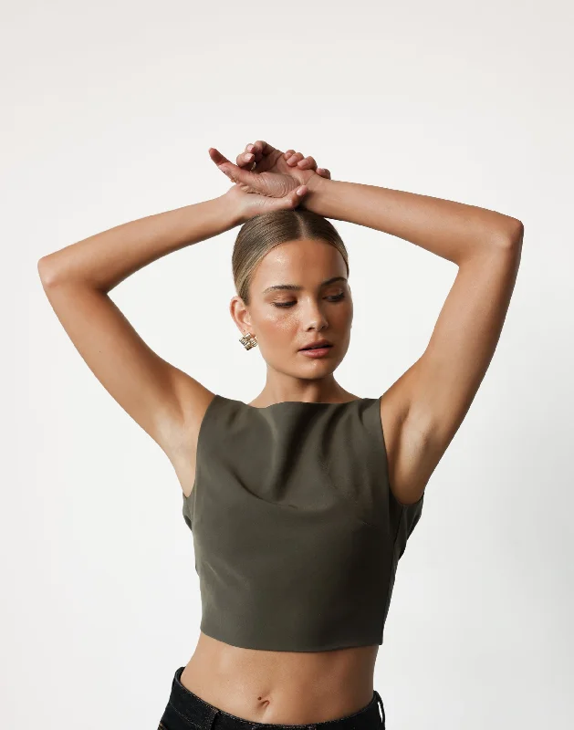 Danica Top (Olive)