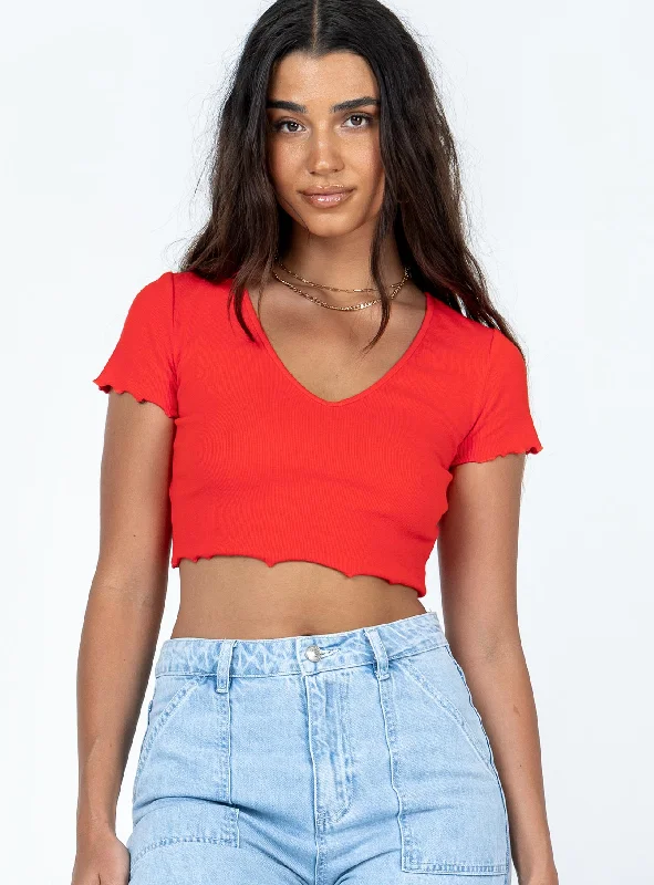 Jody Top Red