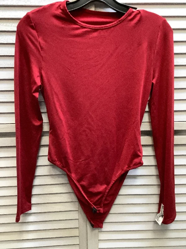 Red Bodysuit Shein, Size S