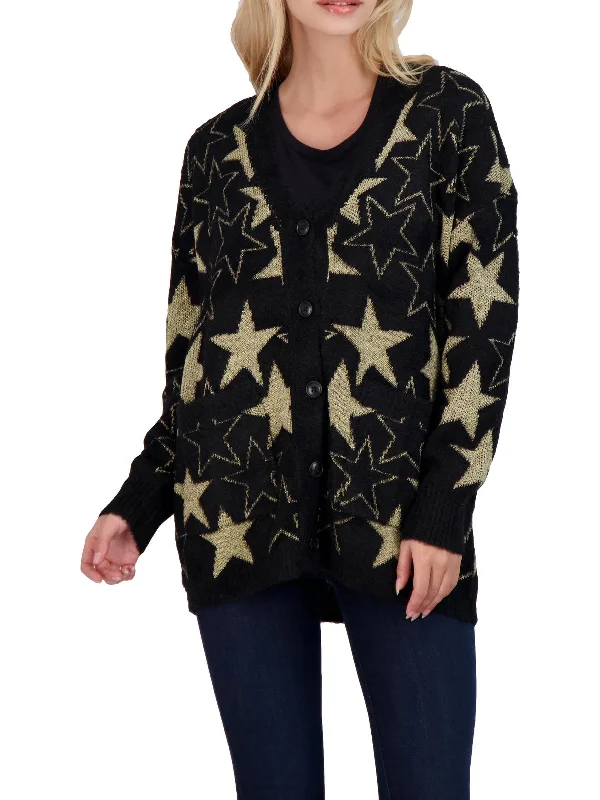 Shinning Star Womens Knit Cozy Cardigan Sweater