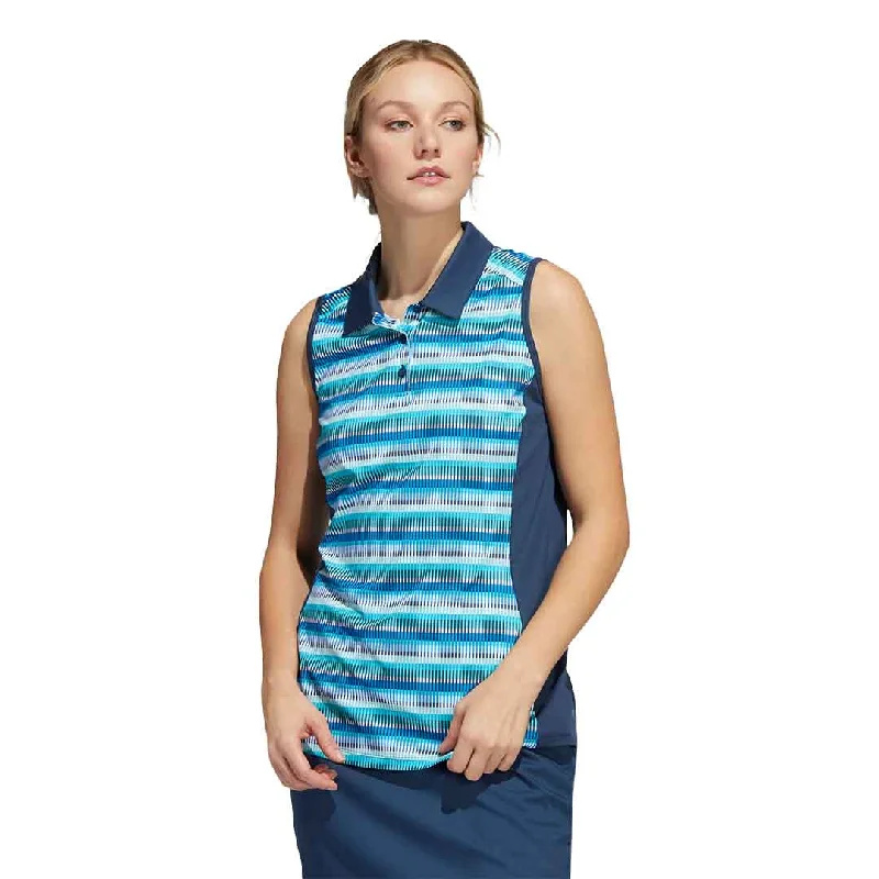 adidas - Women's Ultimate 365 Print Sleeveless Polo (HG8522)