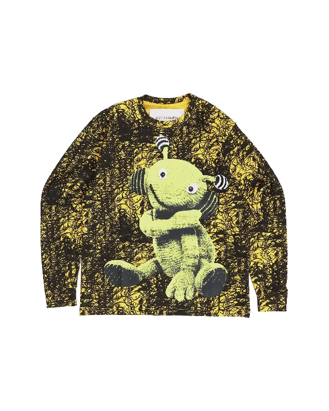 Alien Puppet LS T-shirt - Pistachio