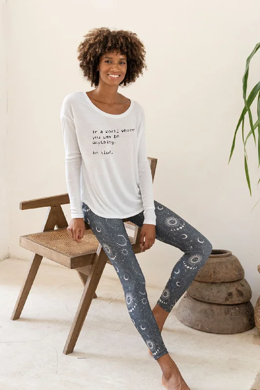 ""Be Kind"" Flowy Long Sleeve Tee