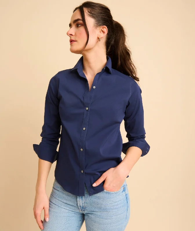 Wrinkle-Free Stretch Cotton Bella Shirt