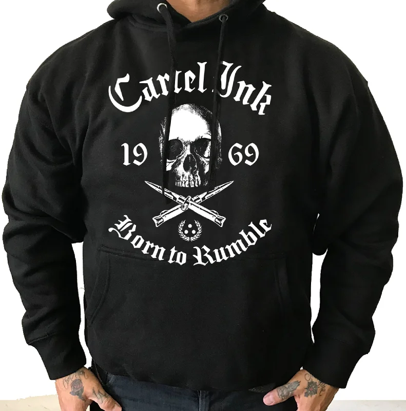 Born To Rumble PULLOVER Hoodie Men's Design