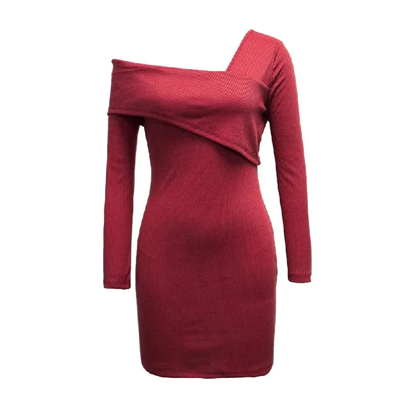 European And American Sexy Slim Temperament Women's Dress