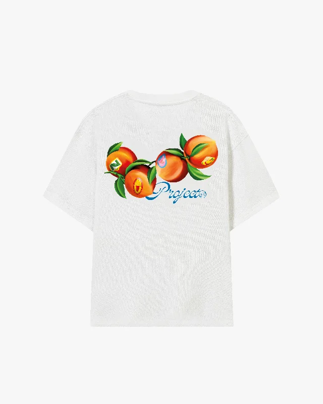 PEACH TEE WHITE