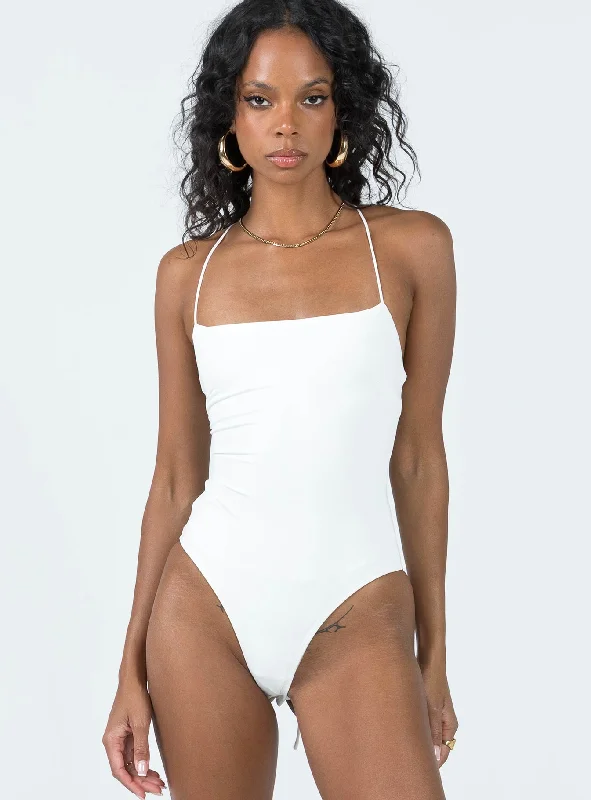 Karlah Bodysuit White