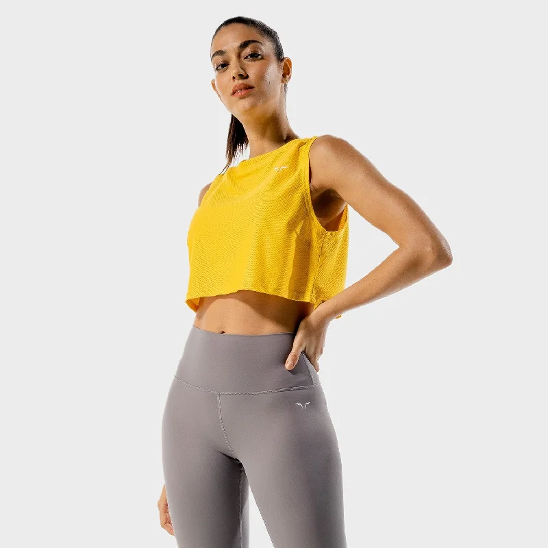 Limitless Crop Top - Yellow