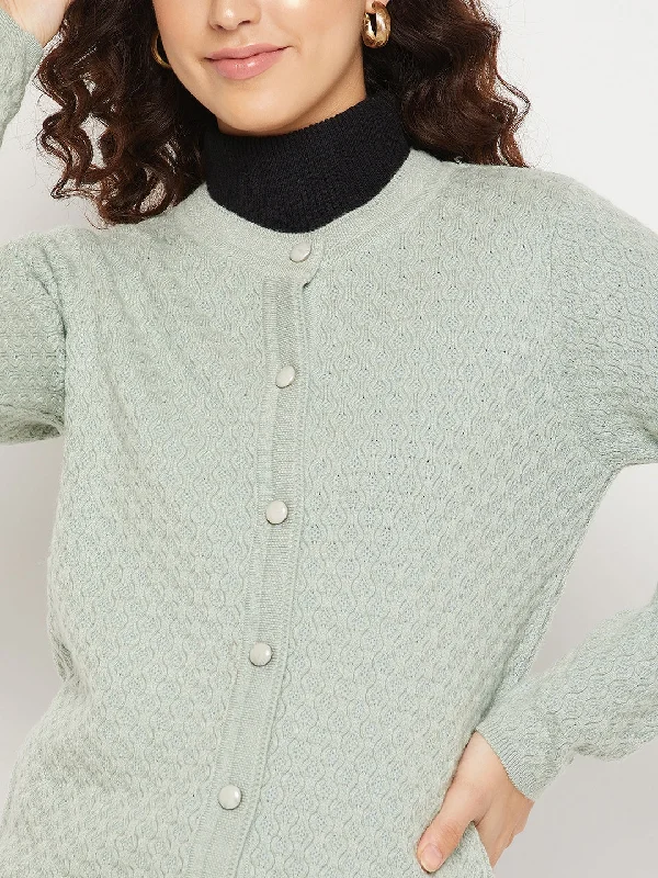 Madame  Green Cardigan