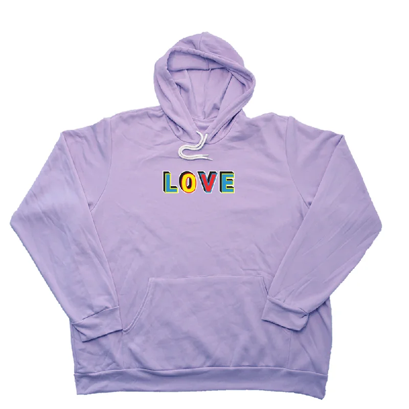 Multicolor Love Giant Hoodie