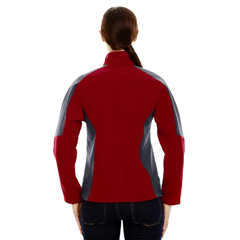 North End - Women's Compass Colour Block Soft Shell Jacket (78077 751)