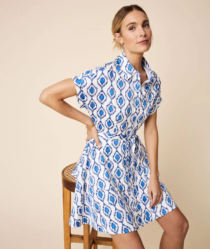 Stretch Cotton Renata Shirt Dress