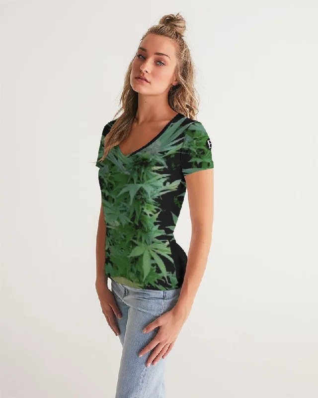 THE BUD - DARKER SHADE Women's V-Neck Tee