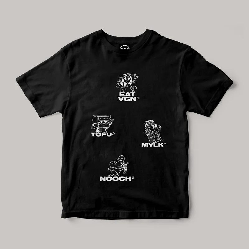 EAT VGN - Black Tee