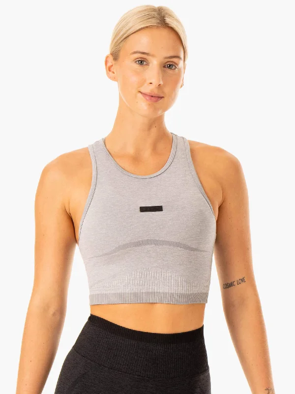 Excel Seamless Tank - Grey Marl