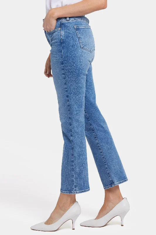 Marilyn Straight Ankle Jeans - Malibu Cove