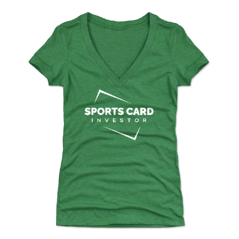 Women's V-Neck T-Shirt / Heather Kelly Green / S