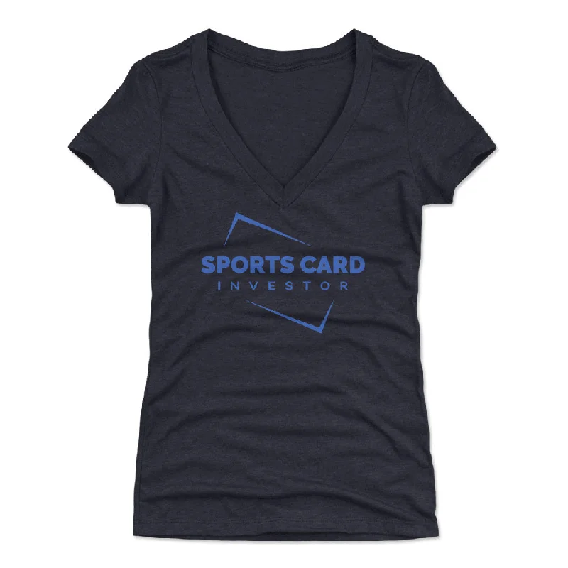 Women's V-Neck T-Shirt / Tri Navy / S