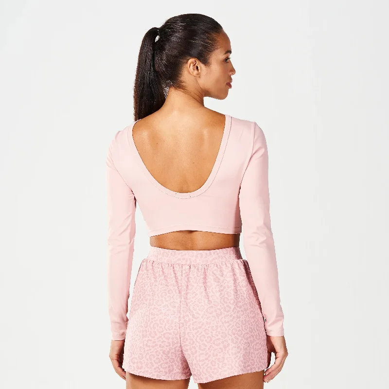 Warrior Crop Top 2.0 - Pale Mauve