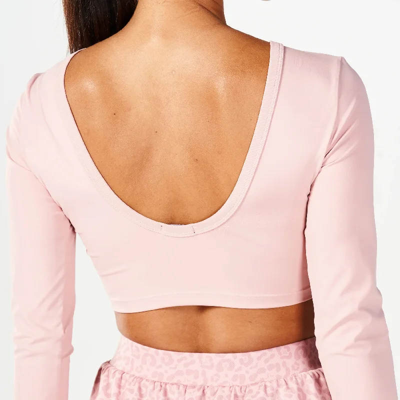 Warrior Crop Top 2.0 - Pale Mauve